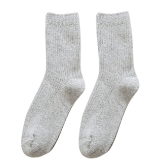 Custom Made Grey Mens Wool Socks