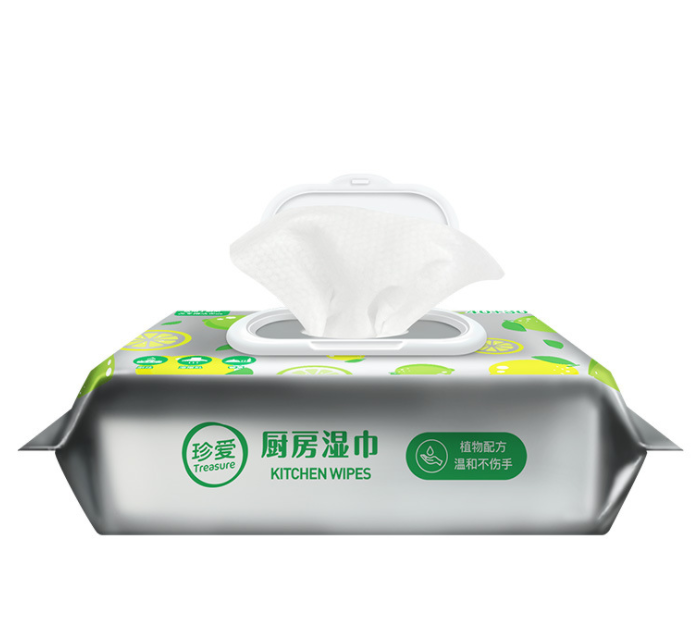 Disposable Antibacterial Cleaning Wet Wipes for Home Kitchen