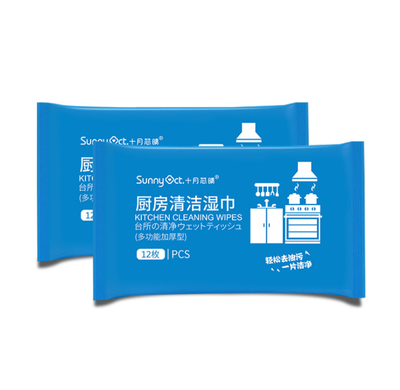 Disposable Nonwoven Antibacterial Kitchen Cleaning Wet Wipes Manufacturer