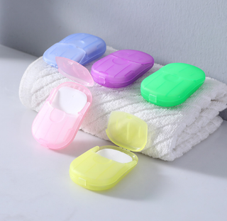 Disposable Washing Hand Natural Portable Mini Disinfecting Paper Soap Slice Sheet