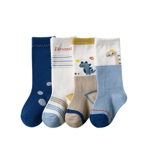 China Cotton Baby Knee High Socks Supplier