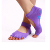 OEM Purple Cotton Yoga Socks for Women