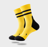 Elite Yellow Men's Compression Crew Sports Socks Manufacturer