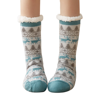 Winter Warm Thick Anti Slip Indoor Home Floor Slipper Socks Supplier