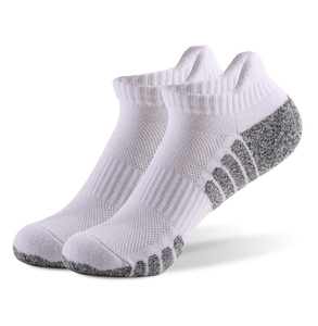 White Color Thick Sports Ankle Socks For Men