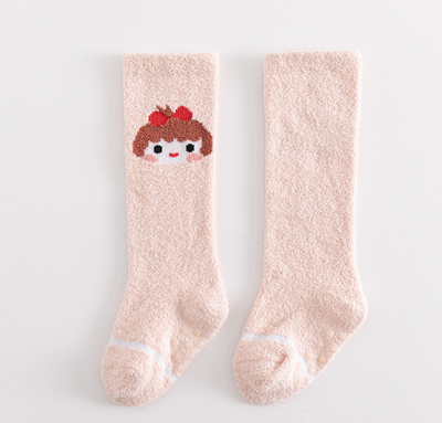 Winter Warm Non Slip Baby Fluffy Cozy Knee High Socks